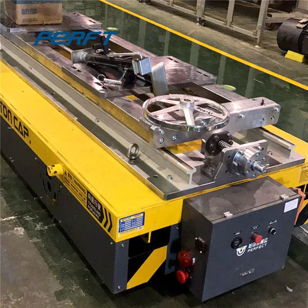 steerable transfer trolley in foundry workshop 400 ton